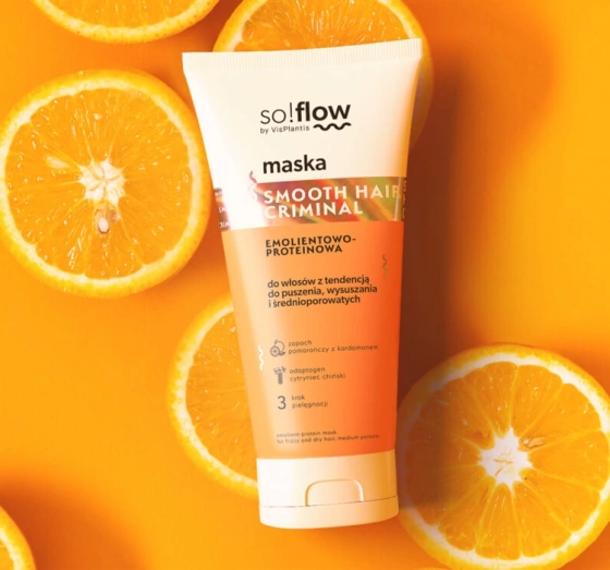 So!Flow emolientowo-proteinowa maska do włosów z tendencją do puszenia 200ml