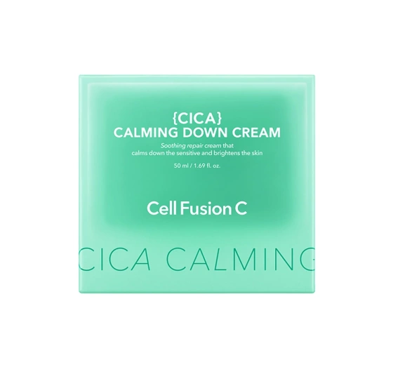 Cell Fusion C Cica Calming Down Cream łagodzący krem do cery wrażliwej, naczynkowej i podrażnionej 50 ml