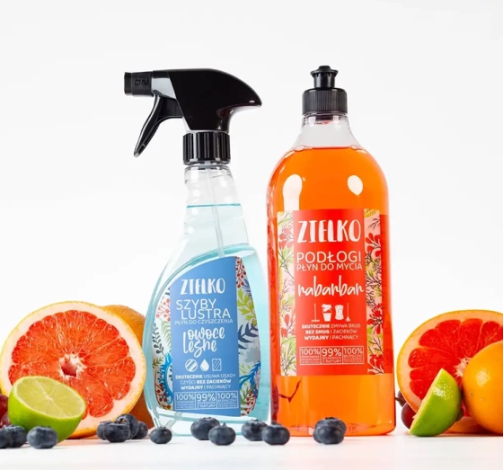 Zielko płyn do mycia podłóg Rabarbar 1000ml