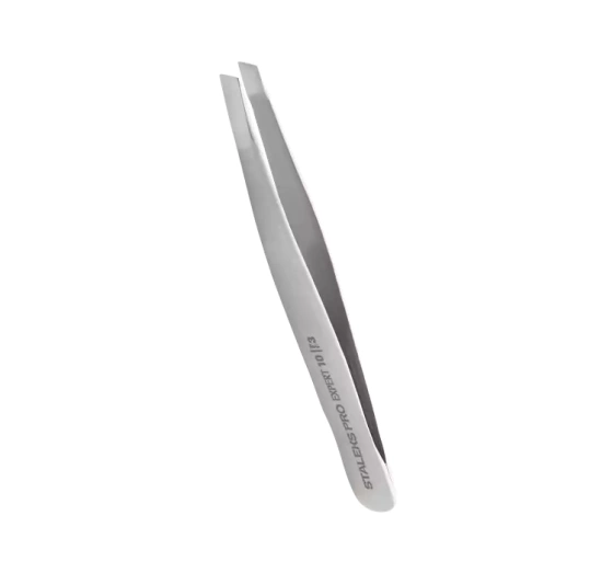 Staleks Pro Expert Lash Brow Wide profesjonalna pęseta do brwi TE-10/3