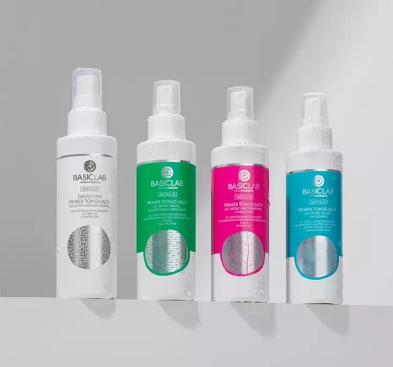 BasicLab Micellis emulsyjny primer tonizujący do skóry ultrawrażliwej 150 ml