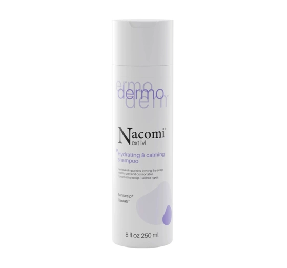 Nacomi Next Level Dermo nawilżający i łagodzący szampon do włosów 250 ml