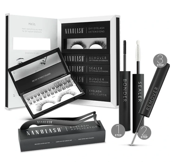 Nanolash zestaw startowy do robienia rzęs bondingowych Harmony Black