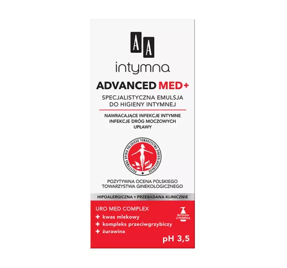 AA Intymna Advanced Med emulsja do higieny intymnej 300 ml