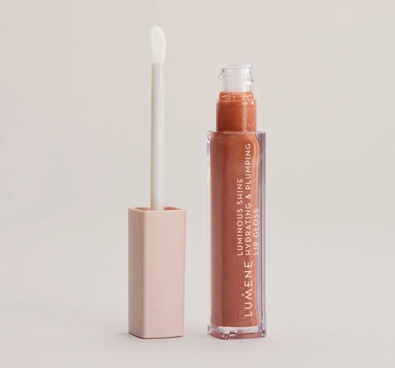 LUMENE ROZŚWIETLAJĄCO-NAWILŻAJĄCY BŁYSZCZYK DO UST 8 SUNSET GLOW 5ML