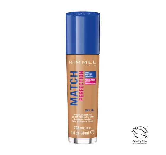 RIMMEL PODKŁAD MATCH PERFECTION NR 203 NOWA WERSJA