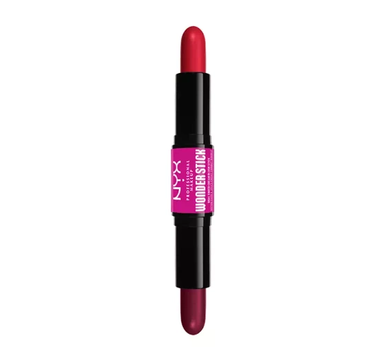NYX Professional Makeup Wonder Stick dwustronny róż do policzków 05 Bright Amber Fuchsia 2 × 4 g