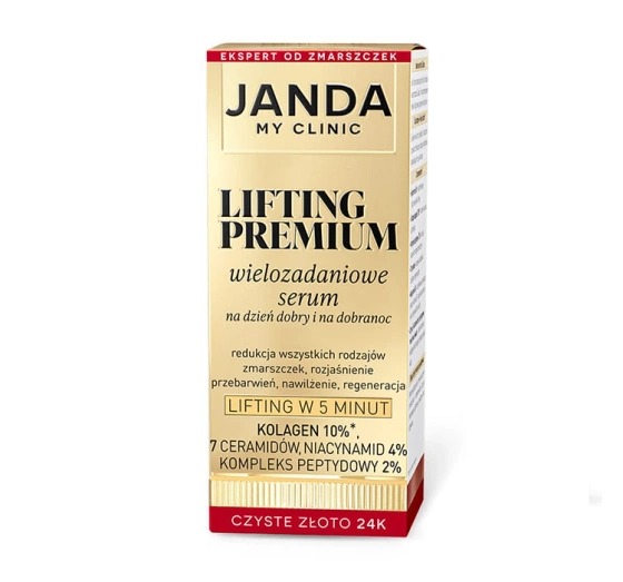 Janda Lifting Premium wielozadaniowe serum na dzień dobry i na dobranoc 30ml