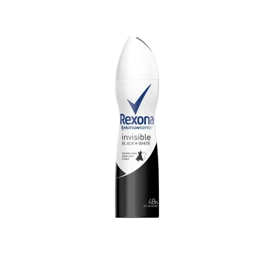 Rexona Invisible on Black White antyperspirant w aerozolu dla kobiet 150 ml