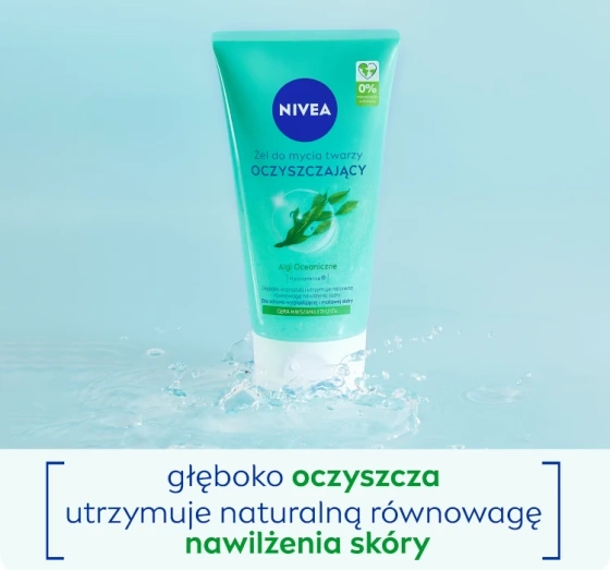 NIVEA żel do mycia twarzy cera mieszana i tłusta 150 ml