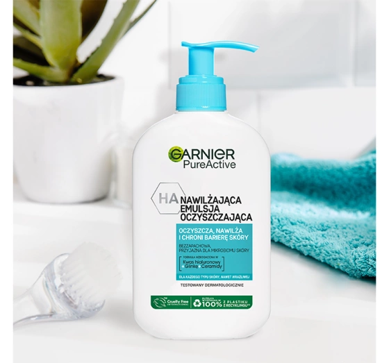 Garnier Pure Active nawilżająca emulsja oczyszczająca 250 ml