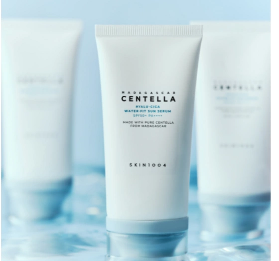 SKIN1004 Madagascar Centella Hyalu-Cica Water-Fit Sun Serum SPF50 krem ochronny do twarzy 15ml