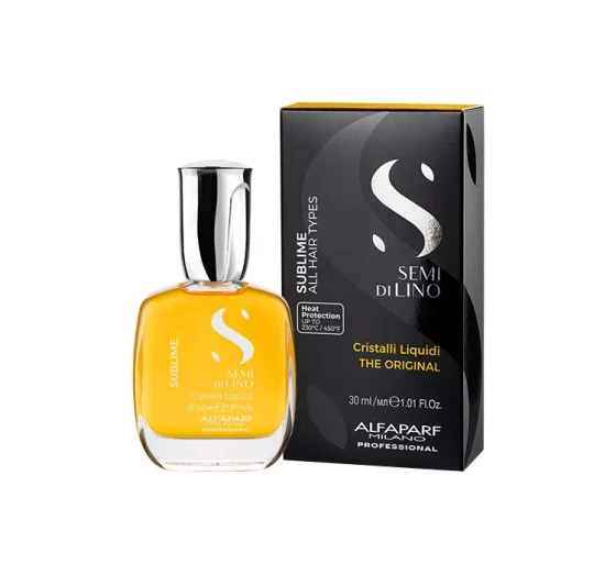 Alfaparf Milano Semi Di Lino Sublime serum do włosów płynne kryształki 30 ml