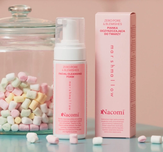 Nacomi Marshmallow pianka oczyszczająca do twarzy 150 ml