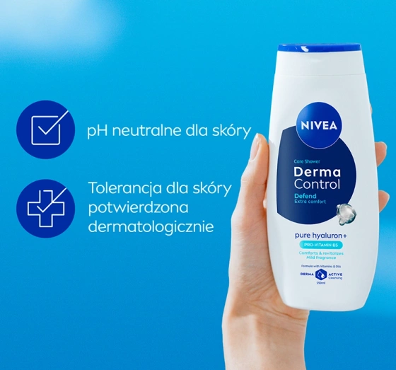NIVEA Derma Control żel pod prysznic Defend 250 ml