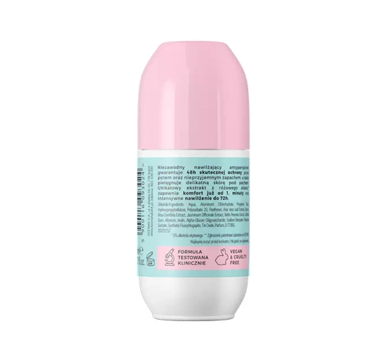 AA Pink Aloes antyperspirant roll-on dla kobiet 50 ml