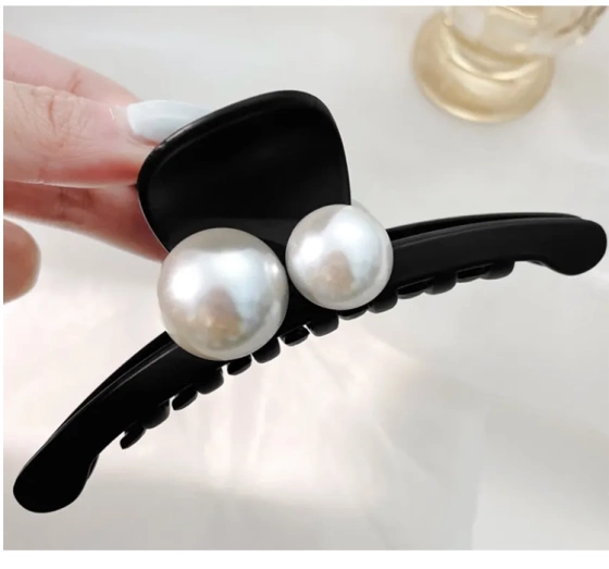 eCarla ozdobna spinka do włosów SP232 Black Pearls