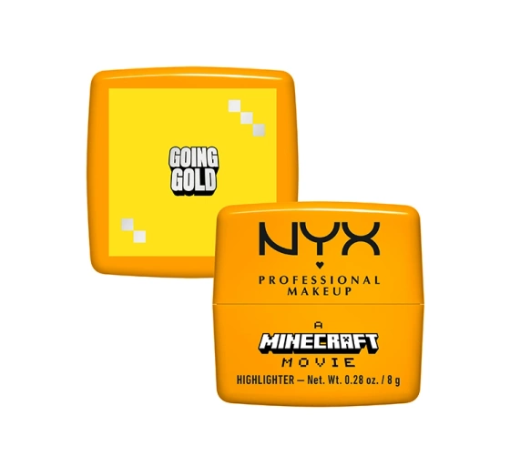 NYX Professional Makeup × A Minecraft Movie kremowy rozświetlacz do twarzy 03 Going Gold 8 g