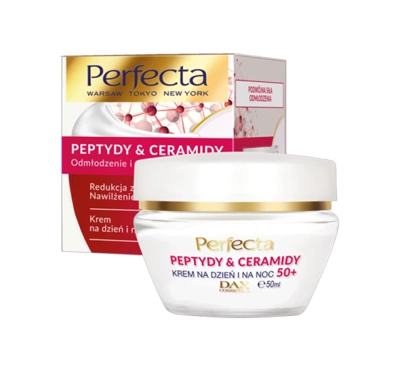 Perfecta Peptydy&Ceramidy nawilżający krem do twarzy na dzień i na noc 50 50ml