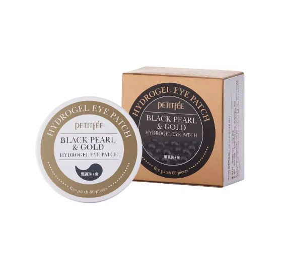 PETITFEE BLACK PEARL GOLD HYDROŻELOWE PŁATKI POD OCZY 60SZT