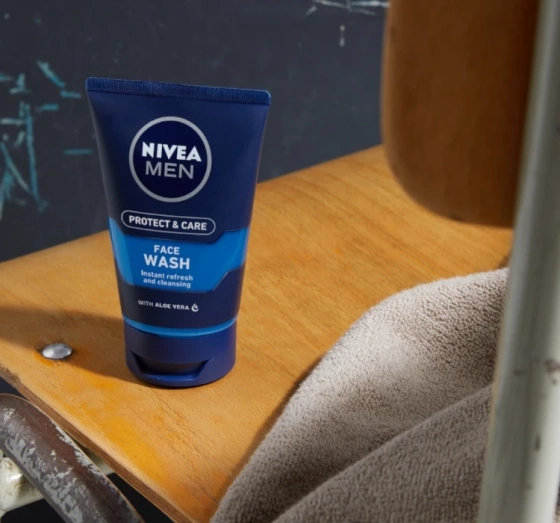NIVEA MEN Protect&Care żel do mycia twarzy 100 ml