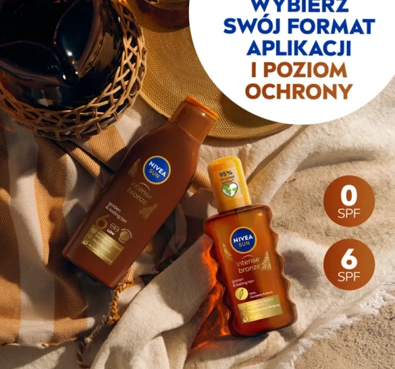 NIVEA SUN karotenowy olejek do opalania spray SPF6 200 ml