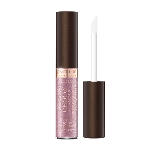 Eveline Cosmetics Choco Glamour błyszczący cień do powiek w płynie 04 6,5 ml