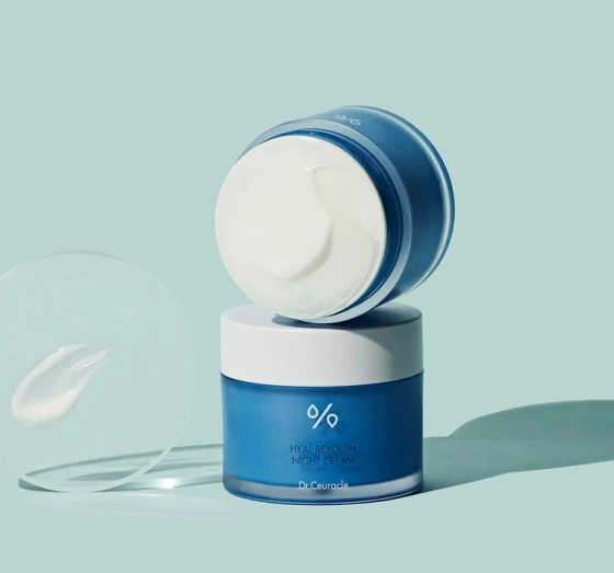 Dr. Ceuracle Hyal Reyouth nawilżający krem do twarzy na noc 60 g
