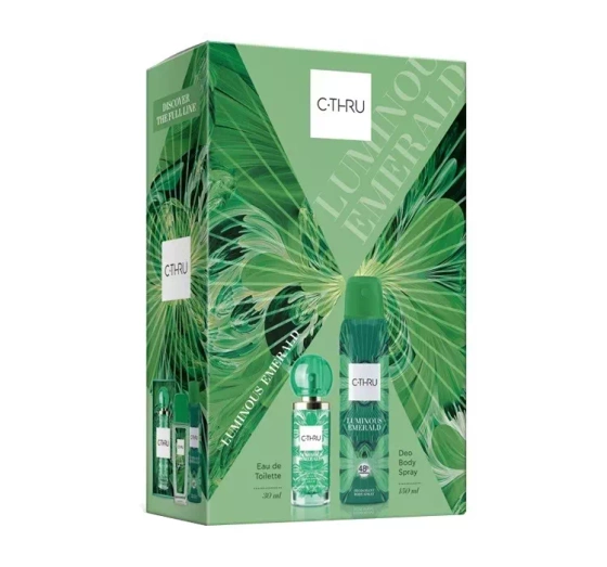 C-Thru Luminous Emerald woda toaletowa spray 30 ml dezodorant spray 150 ml