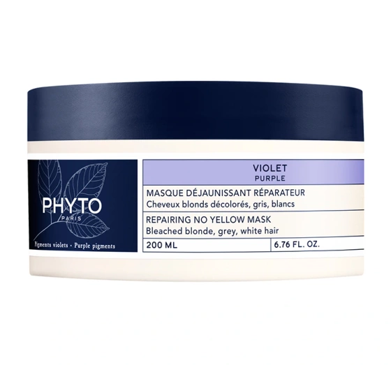 Phyto Violet regenerująca maska do włosów neutralizująca żółty odcień 200 ml