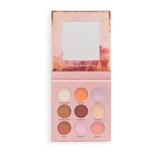 Makeup Revolution x Marley paleta cieni do powiek Hollywood Sunset 5,85g