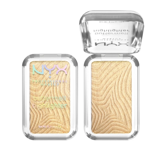NYX Professional Makeup Buttermelt rozświetlacz do twarzy w kompakcie 25 Butta Than Gold 5 g