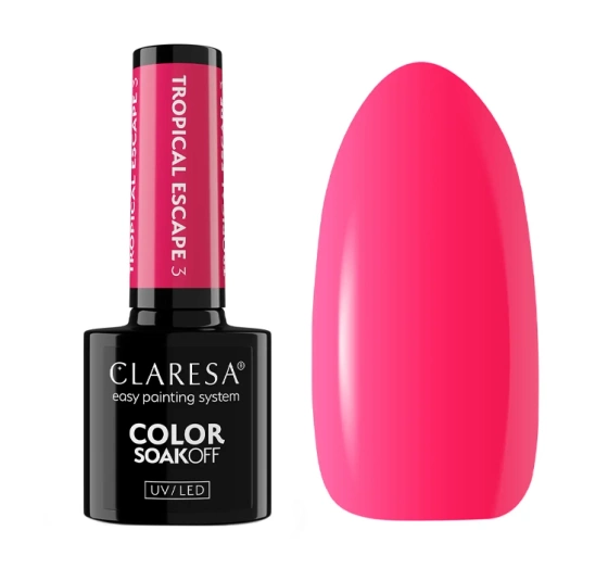 Claresa hybrydowy lakier do paznokci Tropical Escape 3 5 g