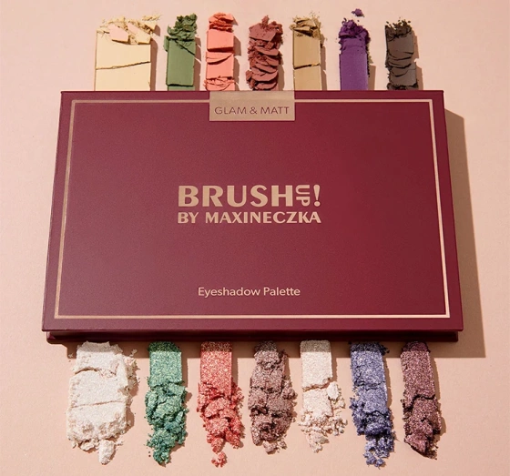 Brush Up Glam & Matt paleta cieni do powiek 21 g
