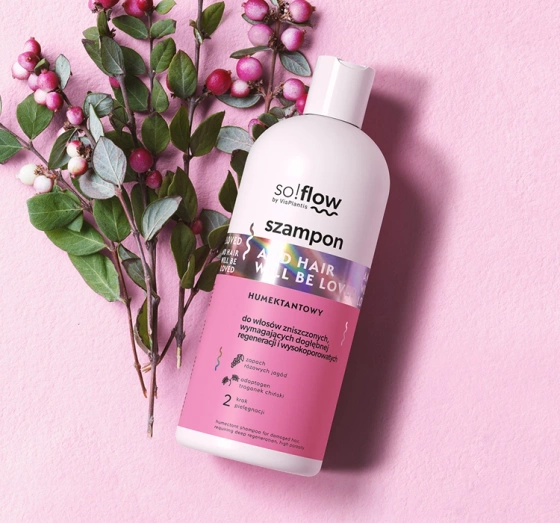 So!Flow humektantowy szampon do włosów zniszczonych 300ml