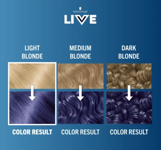 Schwarzkopf Live Intense Colour permanent farba do włosów 059 Blue Berry