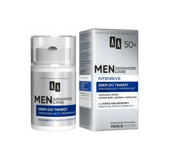 AA Men Advanced Care Intensive 50 odbudowujący krem do twarzy 50 ml