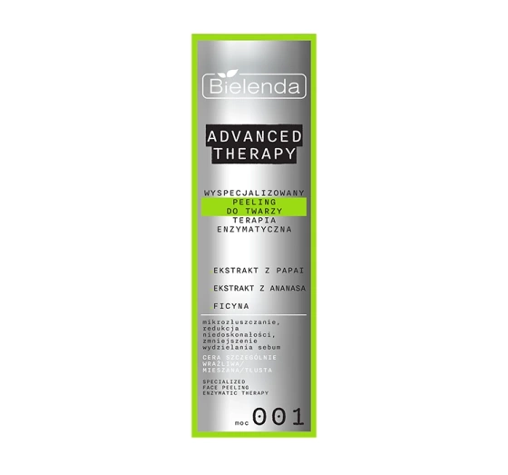 Bielenda Advanced Therapy wyspecjalizowany peeling do twarzy Terapia Enzymatyczna 001 30 ml