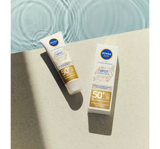 NIVEA SUN Dark Spot Control Luminous630 przeciwsłoneczny krem na dzień SPF50 40 ml