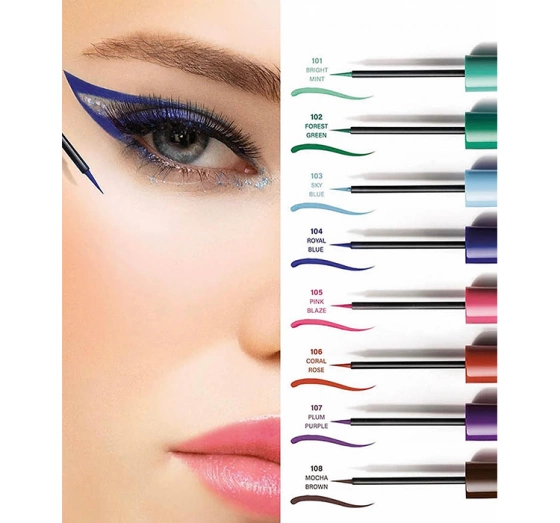 Golden Rose Flash Liner eyeliner w płynie 108 Mocha Brown 3,5 ml