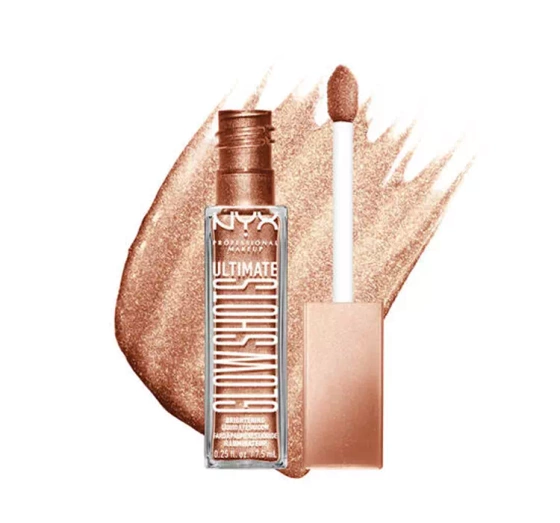 NYX Professional Makeup Glow Shots błyszczący cień do powiek 06 Golden Goji 7,5 ml