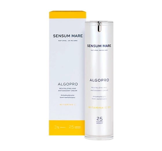 Sensum Mare Algopro C antyoksydacyjny krem rewitalizujący z witaminą C 3% 50 ml
