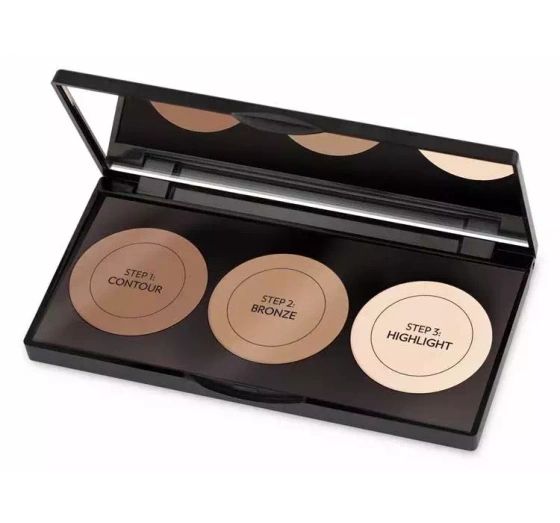 Golden Rose Contour Powder paleta do konturowania 3 x 3,5 g