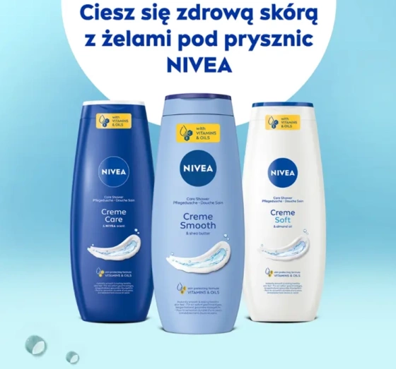 NIVEA Creme Smooth kremowy żel pod prysznic 500 ml