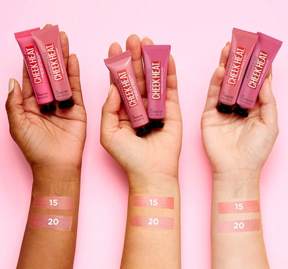 Maybelline Cheek Heat róż w kremie 20 Rose Flash 10 ml