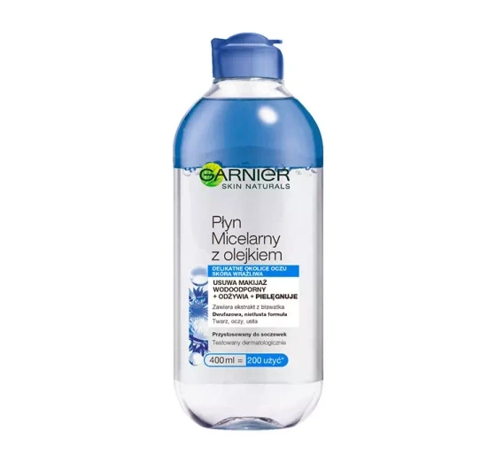 Garnier płyn micelarny z olejkiem skóra wrażliwa 400 ml