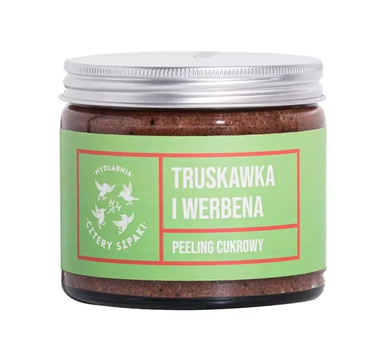Mydlarnia Cztery Szpaki peeling truskawka i werbena 250ml