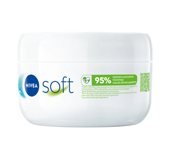NIVEA Soft intensywnie nawilżający krem do twarzy, ciała i dłoni 300 ml