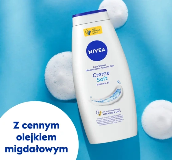 NIVEA Creme Soft pielęgnujący kremowy żel pod prysznic 500 ml