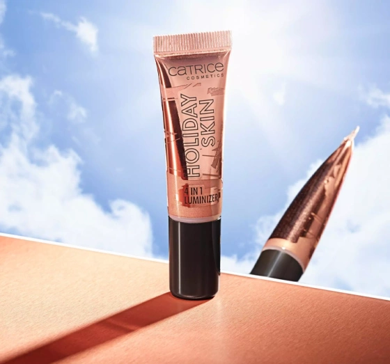 Catrice Holiday Skin 4 In 1 Luminizer rozświetlacz do twarzy 010 Catching Sunrays 10 ml